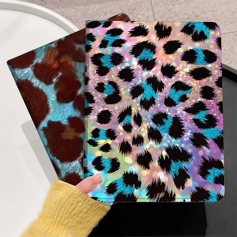 

Art Color Leopard Print For Huawei MediaPad T5 T10s M6 M5Lite SE Honor Tab 5 6 7 V7 V8 X8a X9a Pro Soft Tablet Case Gift