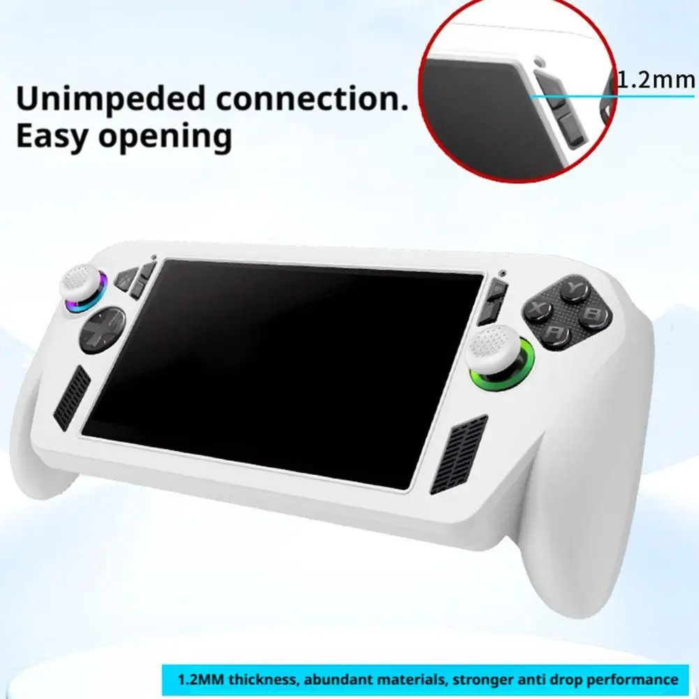 Специальный силиконовый защитный чехол для портативного телефона ASUS ROG Ally X, сильная амортизация и 360° °   Аксессуары для бесшовного фитинга