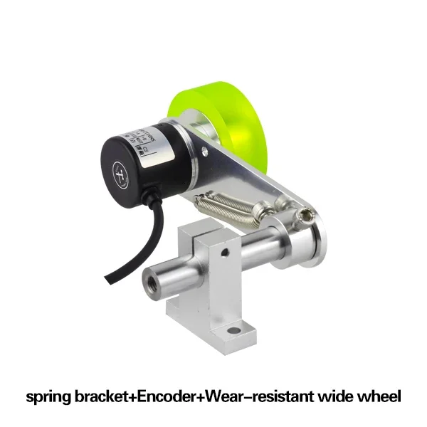 Spring Bracket Encoder Meter Long Meter Wheel with Non-slip Fixed Bracket Matching Meter Wheel with Universal Encoder