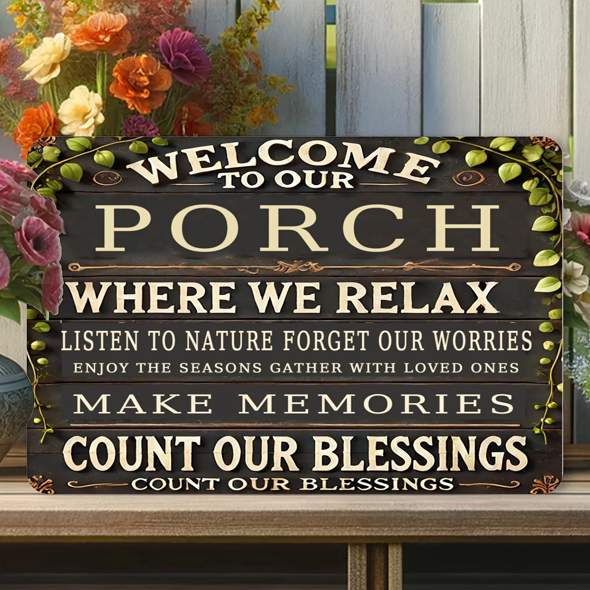 Waterproof Metal Sign - 