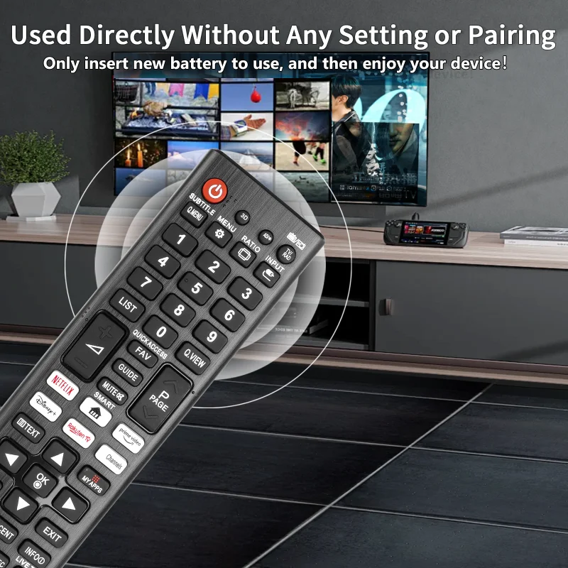 For LG Universal Remote Control Compatible With LG Smart TV Ultra HD LED LCD HDTV 3D 4K Replacement Controller With NETFLIX Prim
