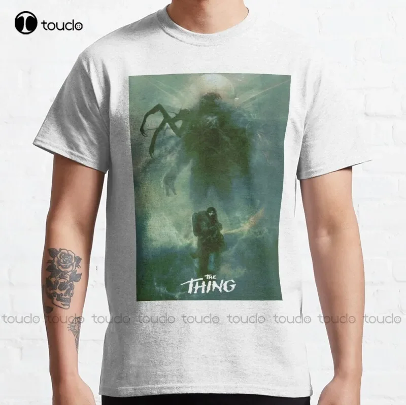 New The Thing Poster Classic T-Shirt Funny Tshirts Women Cotton Tee Shirts Xs-5Xl Fashion Funny Harajuku Streetwear Tshirt
