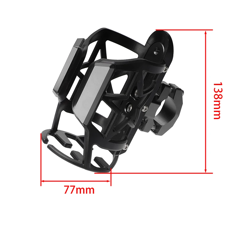 Motorcycle Beverage Water Bottle Cage Drink Cup Holder For KAWASAKI Versys650 Versys 300X  2008- 2021 Dirt Pit Bike Accessories