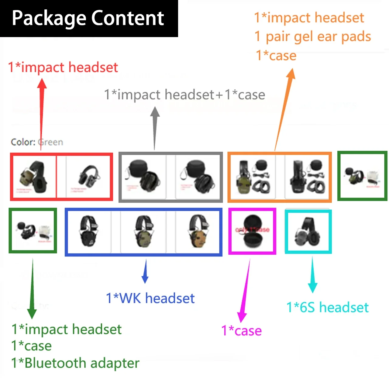 Honeywell Tactical Electronic Shooting Earmuff Anti-noise Headphone Sound Amplification Hearing Protection Headset Foldable