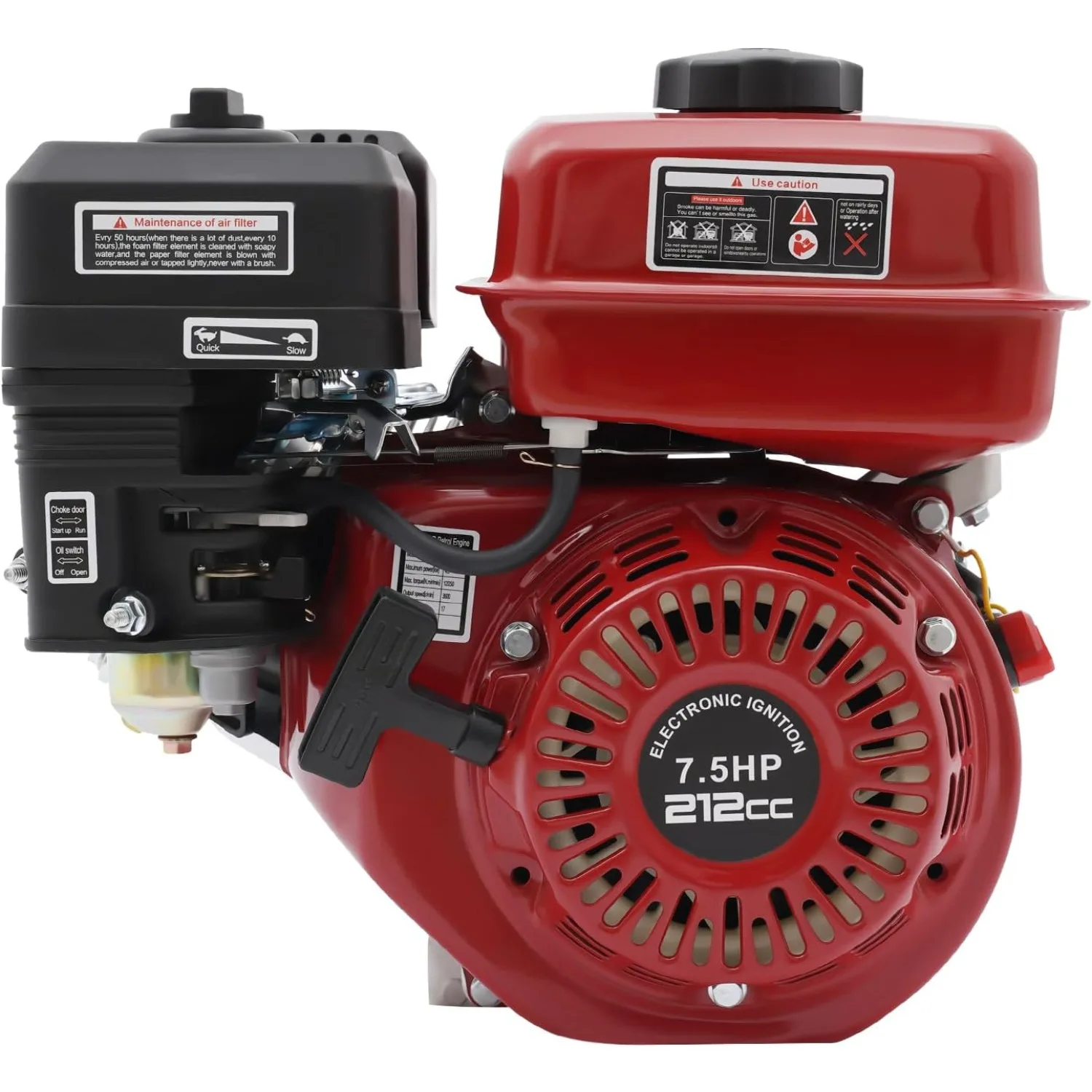 4ストロークガソリンエンジンモーター、7.5馬力ゴーカートエンジン