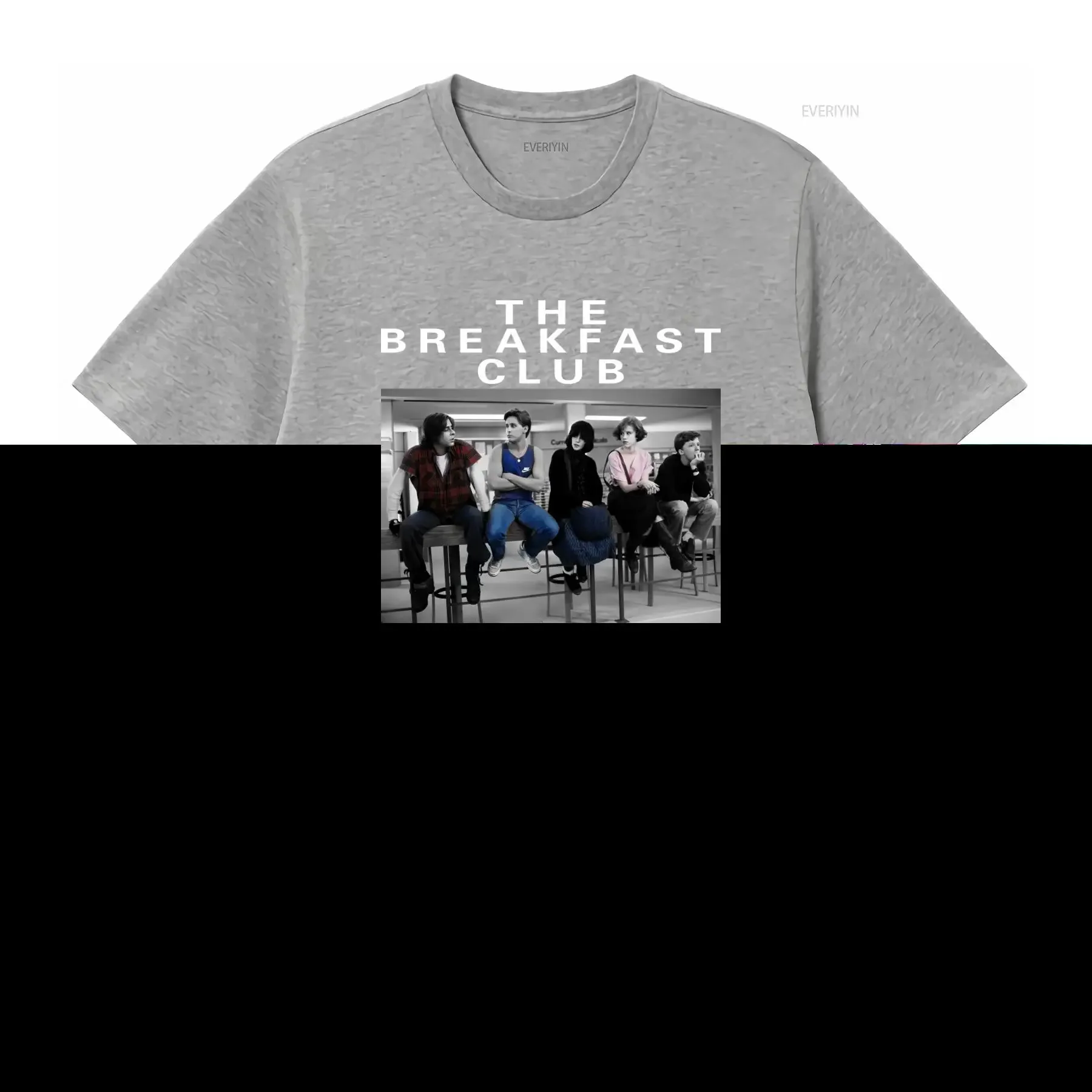 The Breakfast Club Movie Inspired T Shirt Retro Design Comfortable Cotton Unique Print for Fans vintage Washed Soft view 3