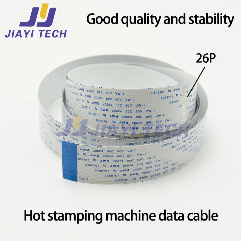 

Кабель для передачи данных 26-контактный (5 шт.) для термопресса, совместимый с любыми печатающими головками для экосольвентных УФ-планшетных струйных принтеров