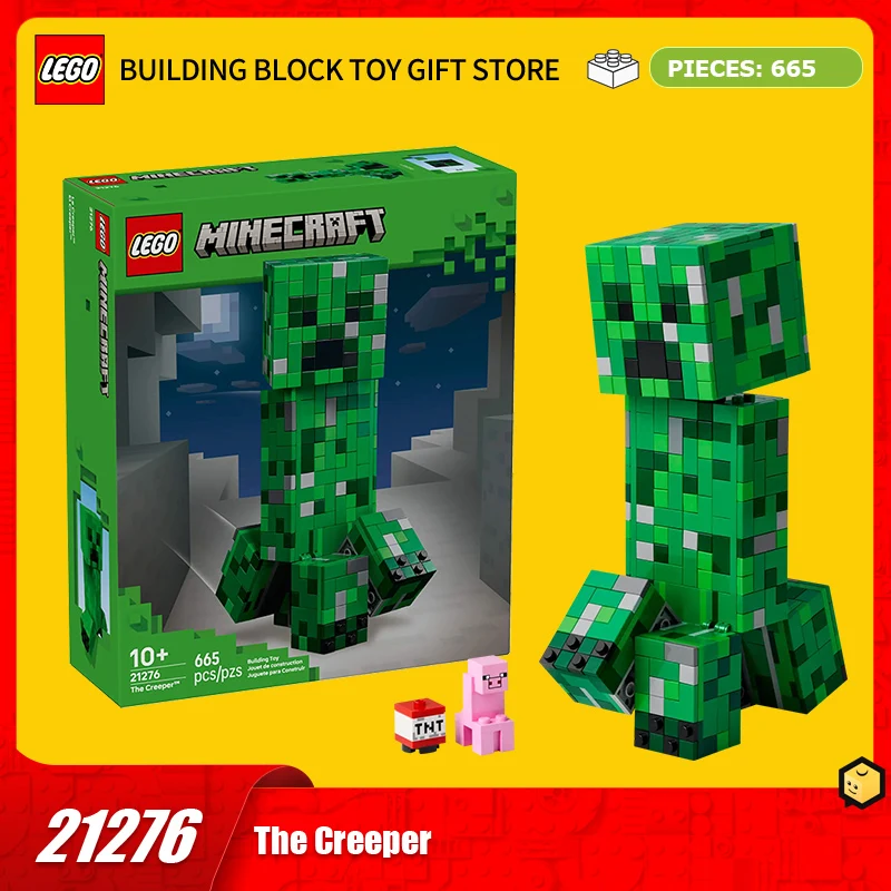 

LEGO Building Blocks My World Series 21276 Hardworking Fear Boys and Girls Assemble Building Blocks Children's Toys Gifts