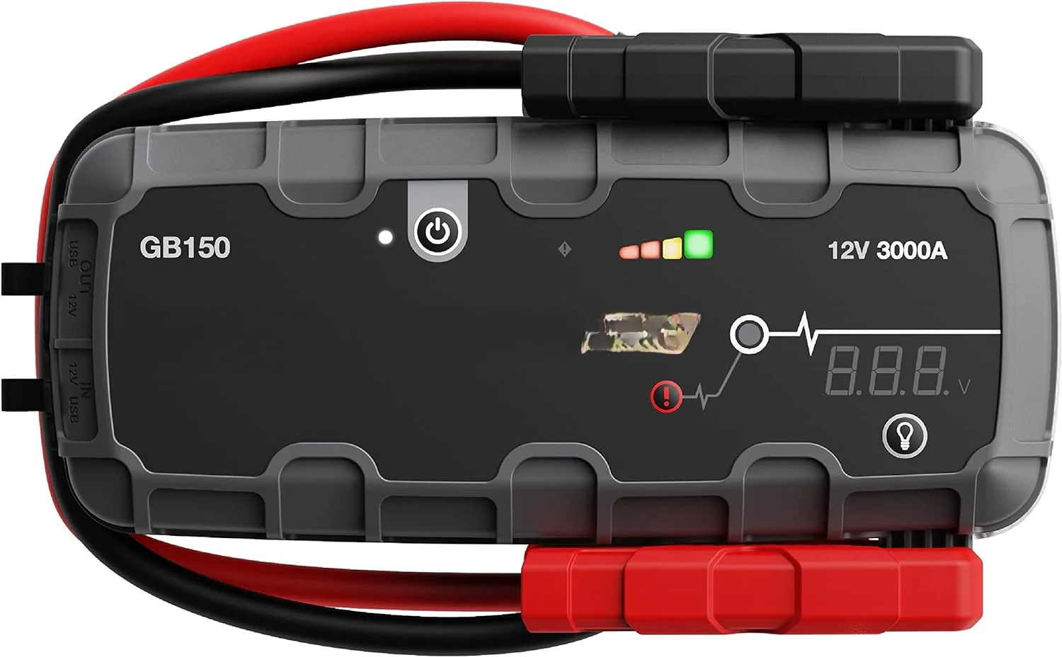 

For Boost Pro GB150 3000A UltraSafe Car Battery Jump Starter, 12V Battery Pack, Battery Booster