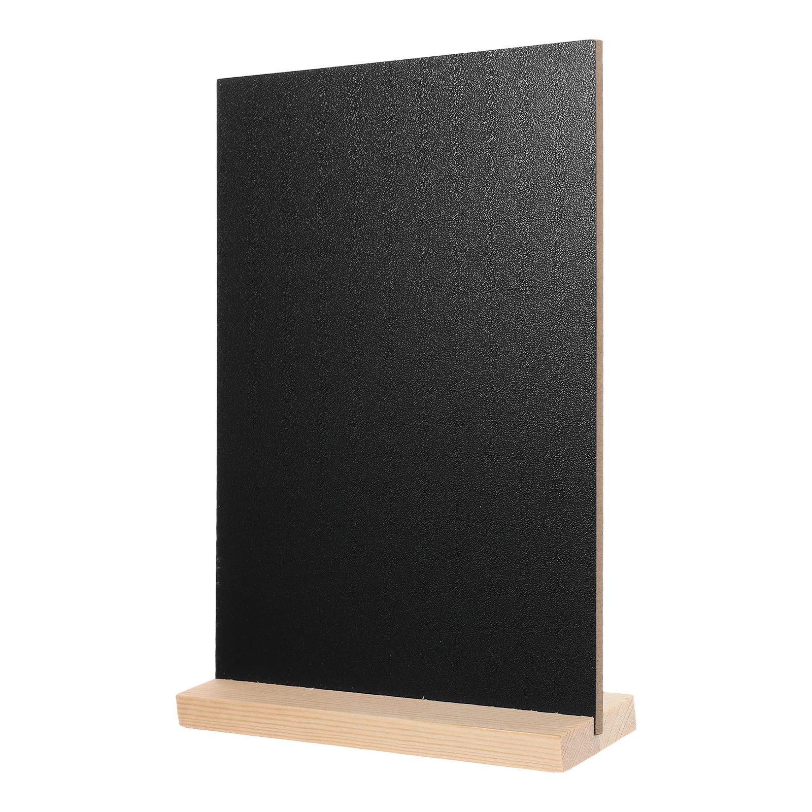 Mini Blackboard Chalkboard Sign Pine Base Bracket Display Board Wedding Decor Small Table Signs Bamboo Desktop