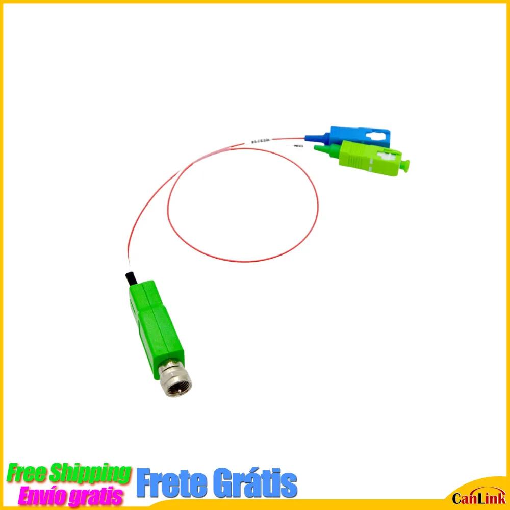 Imagem -05 - Receptor Óptico Passivo Jumper tipo Sigle Mode Fibra com Wdmcatv Conversão Fotoelétrica Conector Adaptador Ftth 10 Pcs