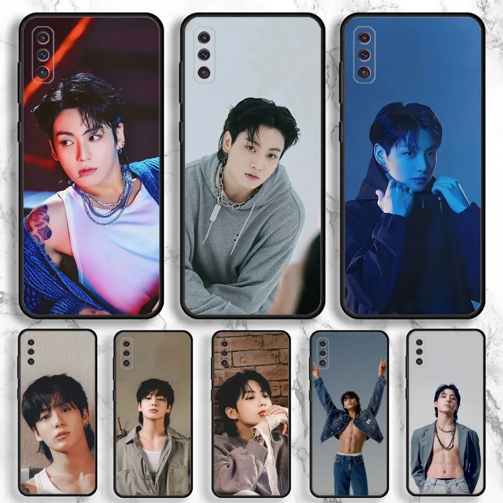 Kpop J-Jungkook Phone Case For Samsung Galaxy A13,A21s,A22,A31,A32,A52,A53,A71,A80,A91 Soft Black Phone Cover