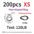 200pcs Pear O XS