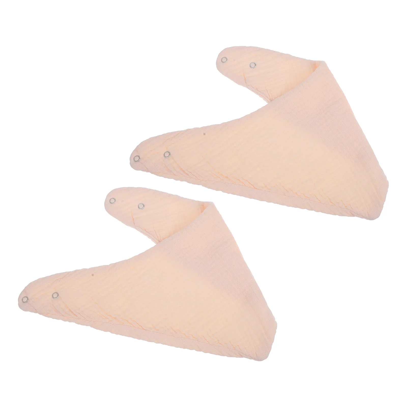 

2Pcs Baby Drool Bibs Thick Cotton Triangular Bandana Soft Comfortable Baby Eating Bibs for Infant Newborn Toddler Bib