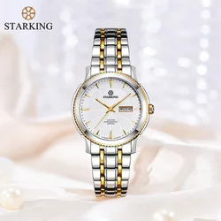 Starking women's automatic movement watch gives girlfriend stainless steel fashion luxury watch original approved brand watch