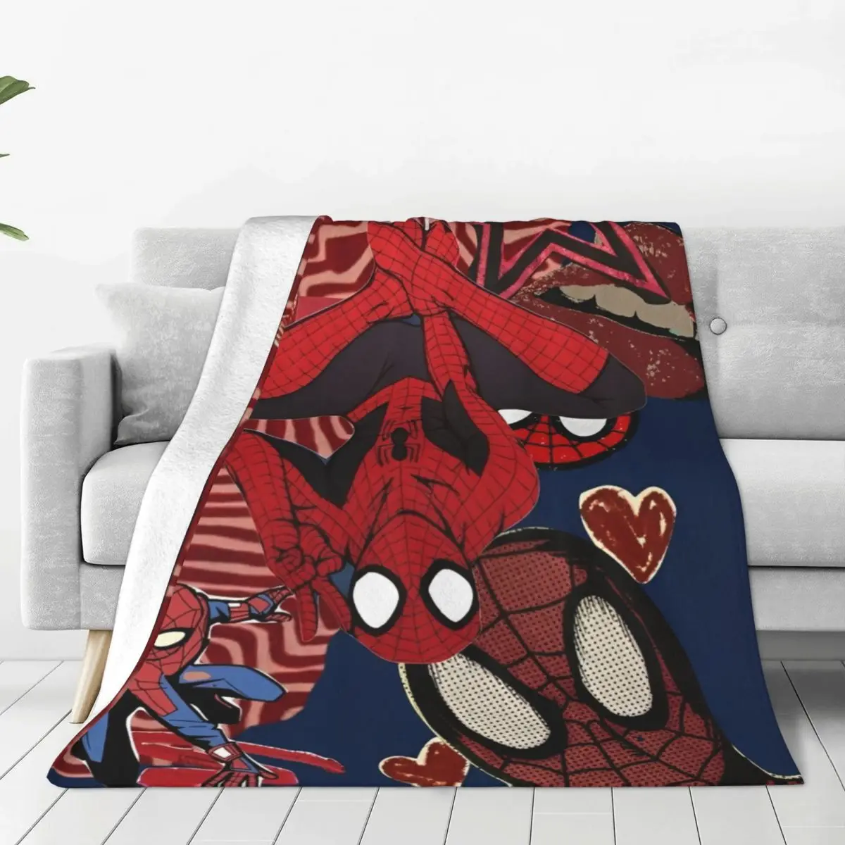 Marvel Spider Man Blanket Quality Super Soft Bedding Throws Winter Camping Living Room Fashion Bedspread