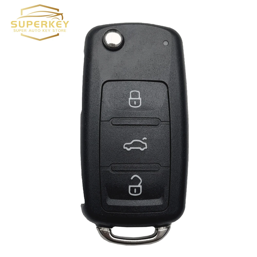 5K0837202AD Dla Volkswagen VW Passat Sedan Golf Polo Beetle Eos Jetta Tiguan 434MHz ID48 Chip Fob Flip Zdalny kluczyk samochodowy