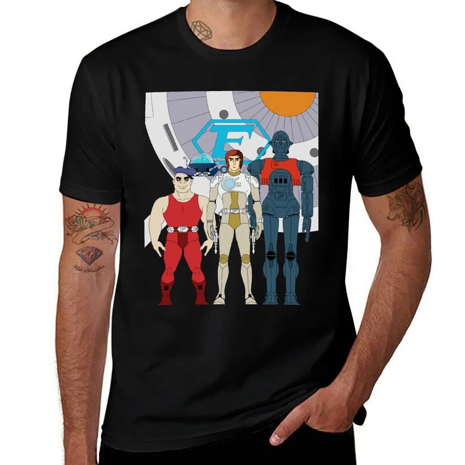 

Captain Future Crew (Comet version) T-Shirt cotton t shirts man 100% man t shirts cotton T-Shirt