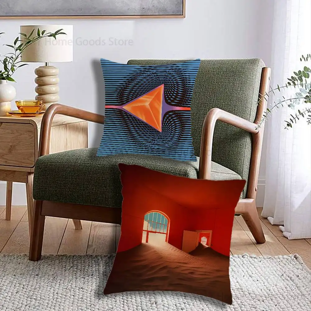 T-Tame Impala K-Kevin Parker Cartoon Printing Pillowcase Customized Pillow Cover for Sofa Home Decor