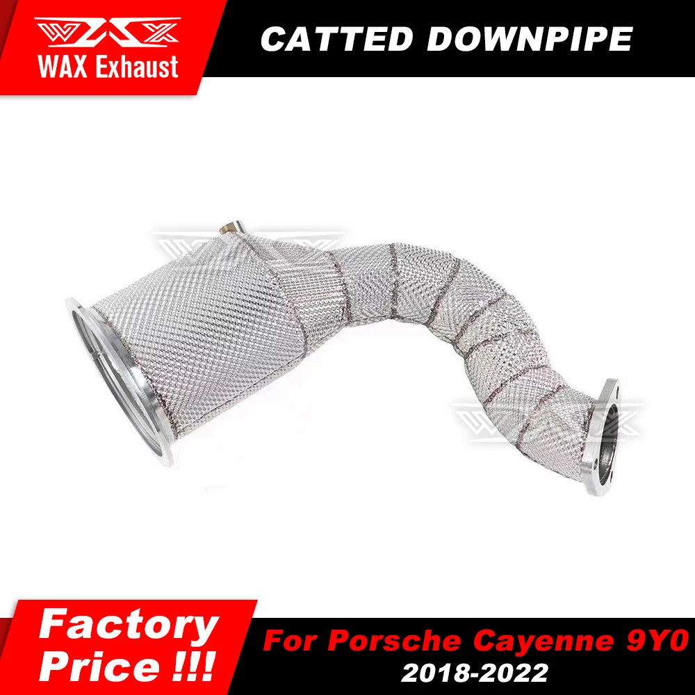 car accessories Exhaust Manifold Downpipe for porsche cayenne 3.0T 2.9T Car Accessories With Catalytic Converter Header