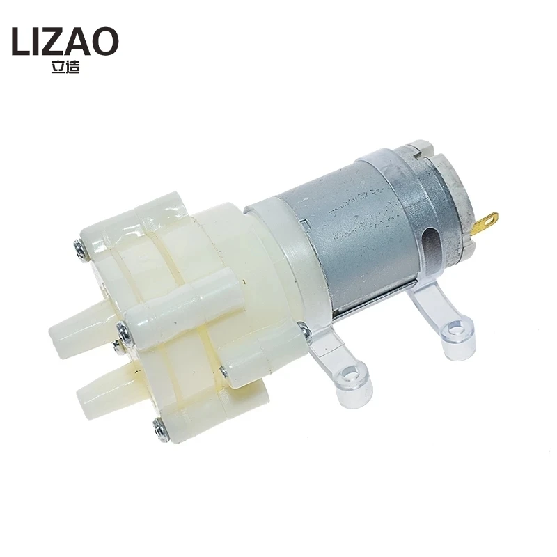 DC6-12V R385 Aquarium Fish Tank Round Water Air DC Diaphragm Pump Aquarium Air Pumps Accessories