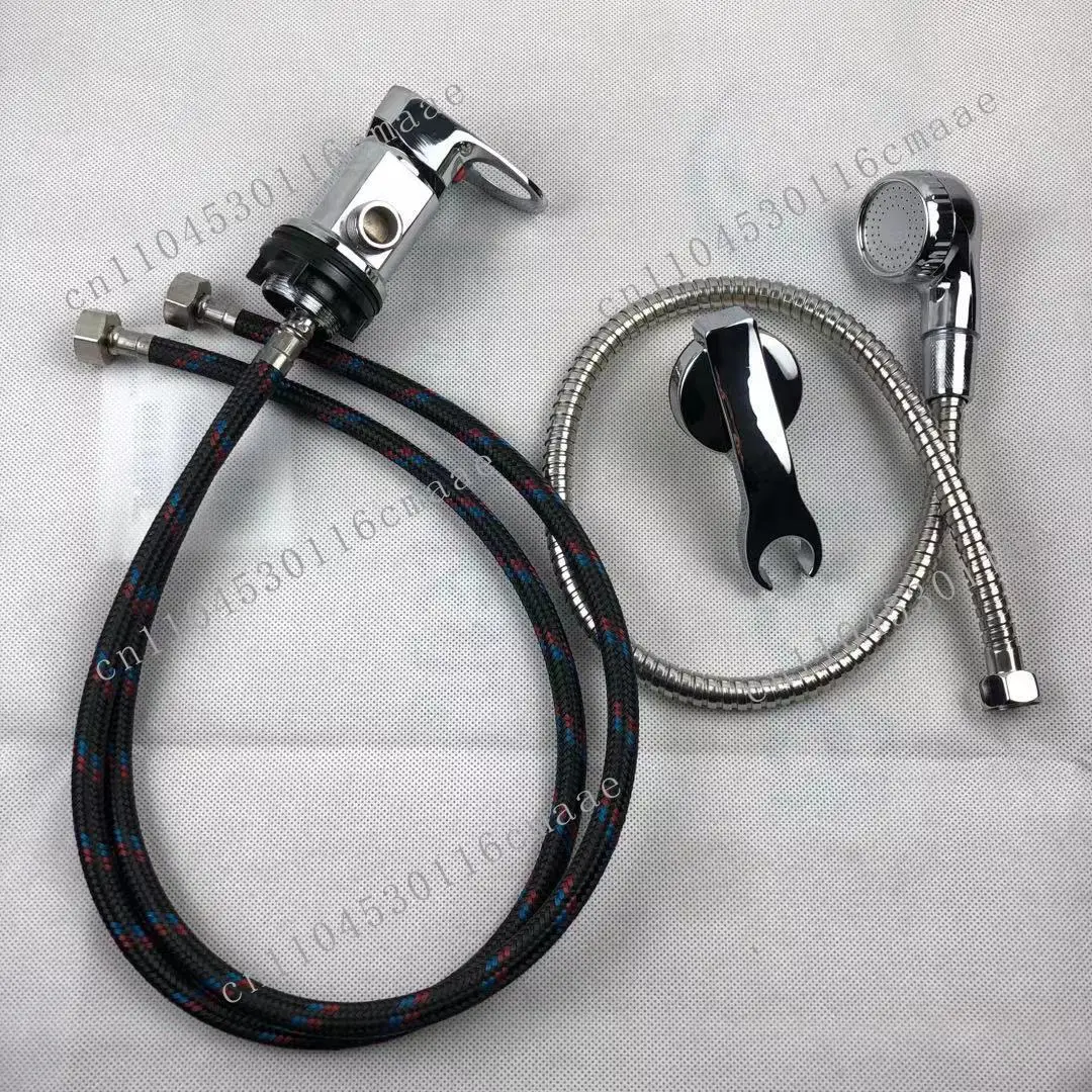 Shampoo bed faucet switch barber shop hairdresser hot and cold water mixing valve hand screw