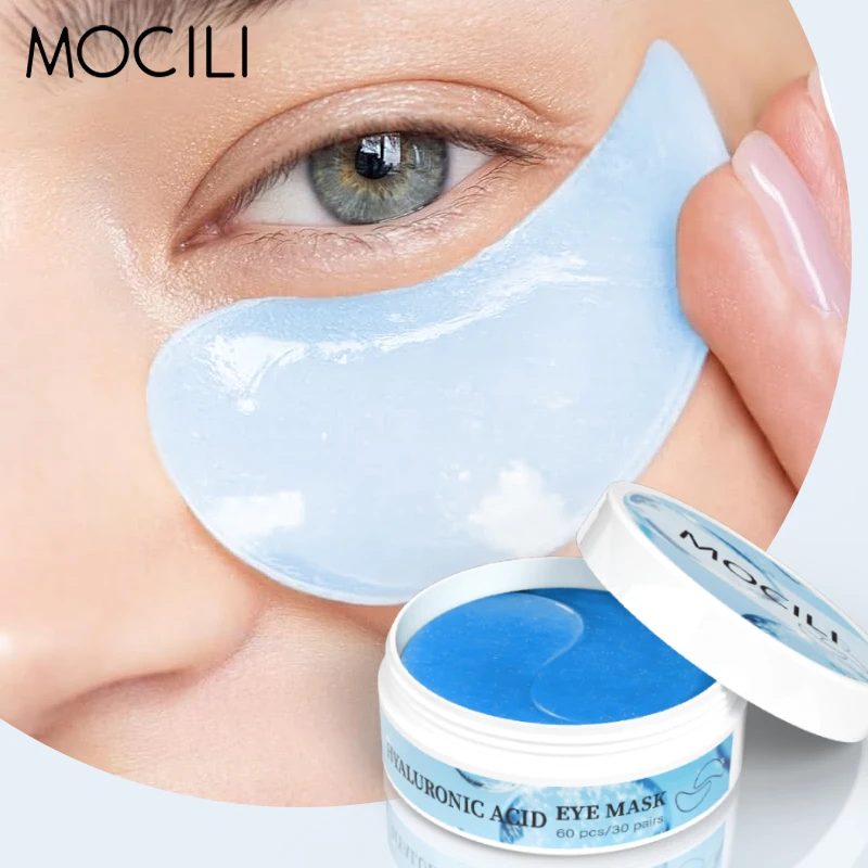 

60pcs Hyaluronic Acid Eye Mask Anti Dark Circles Removal Eye Bags Moisturizing Firming Lifting Eye Patches Skin Care Products