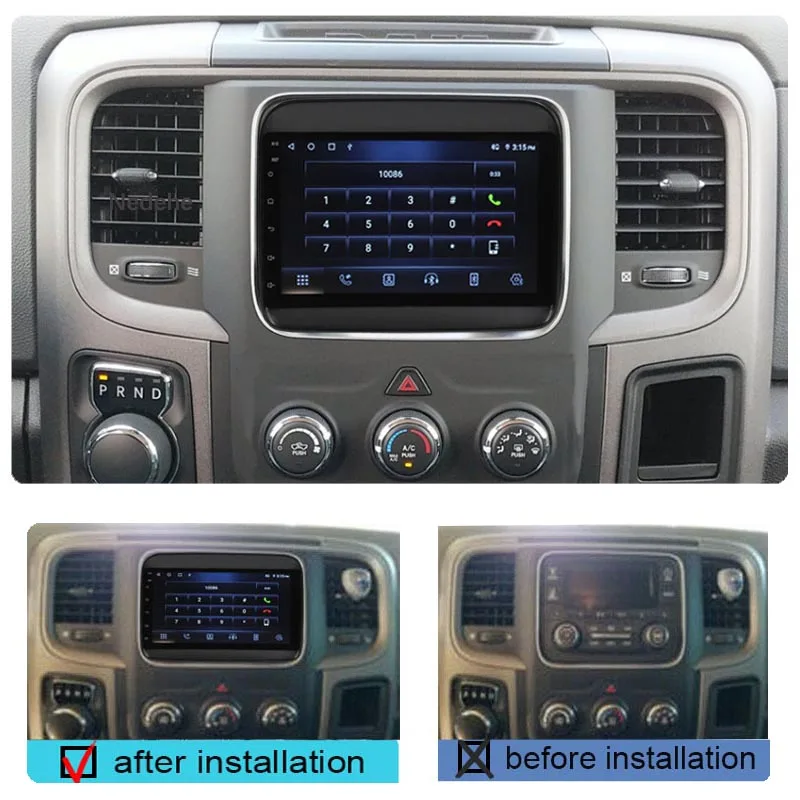 أندرويد 11 7 بوصة راديو السيارة ل دودج رام 1500 2500 2013-2018 مشغل وسائط متعددة عرض CarPlay أندرويد السيارات ستيريو FM رئيس وحدة