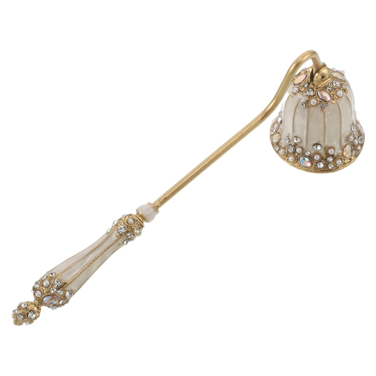 Vintage Metal Wick Snuffer with Long Handle – Flame Extinguisher & Decorative Accessory