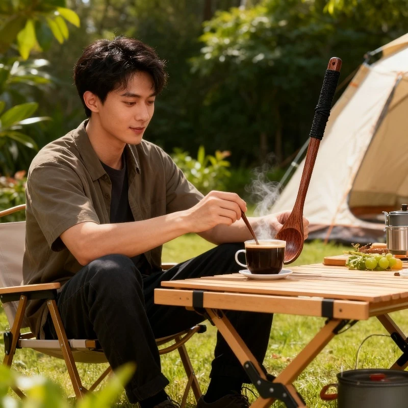 Japanese Wooden Spoon for Tea - Japanese Camping Cooking recension och pris
