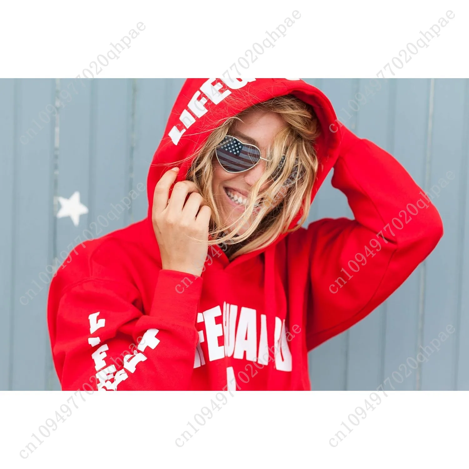 LIFEGUARD Sudadera con capucha oficialmente para mujer California Ropa para mujeres, adolescentes y niñas