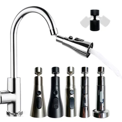 360° Rotatable Kitchen Faucet Head Sprayer Rotating Nozzle Sink Tap Shower Replacement Accessory Bubbler High-Pressure Aerator