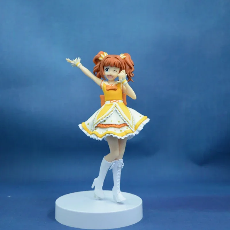 The Idolmstres Takatsuki Yayoi Action Figures Cute Doubles Ponytailse Dolls Cartoon Peripherals Model Toy