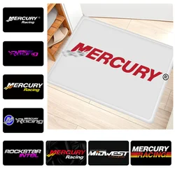 M-Mercury Racing Bathroom Mat Non-Slip Laundry Room Mat Laundry Decor Balcony Child Living Room Toilet Rug