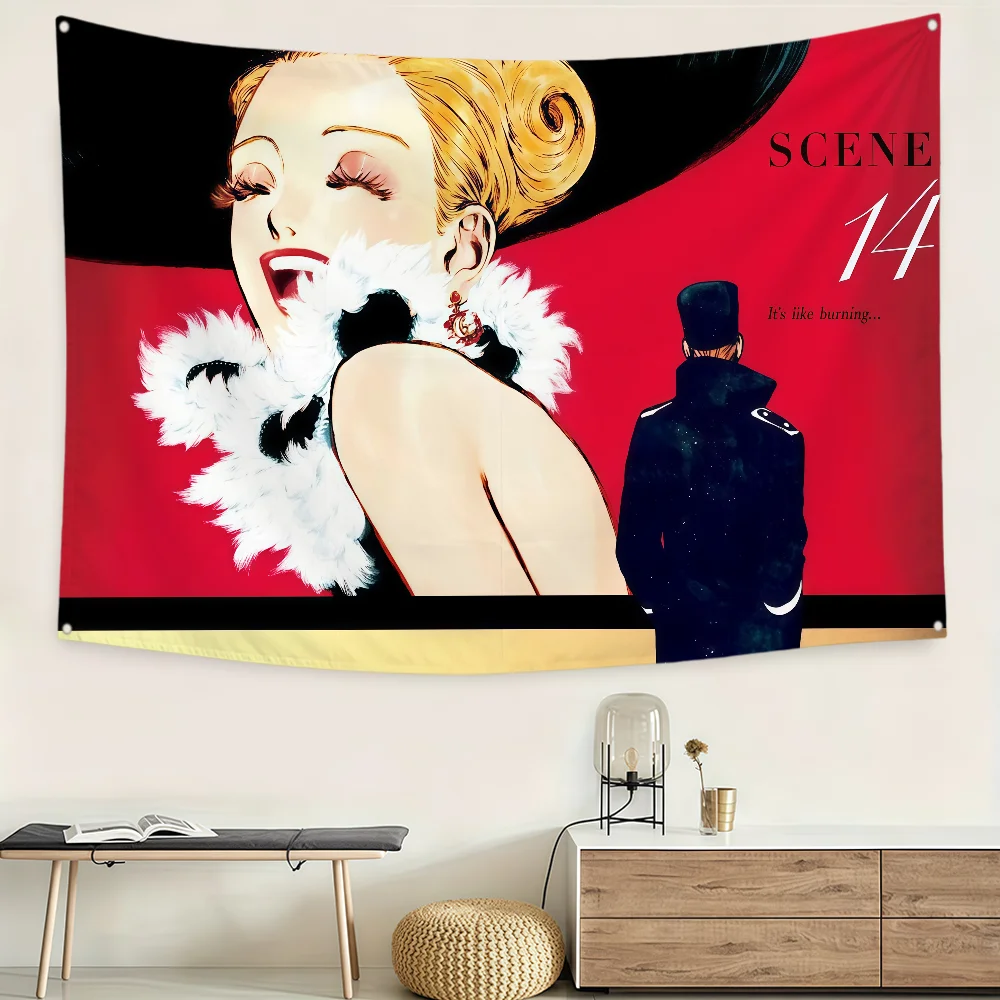Spanduk Bendera Manga K-Kotter - Outdoor Camping Wallpaper ulasan dan harga