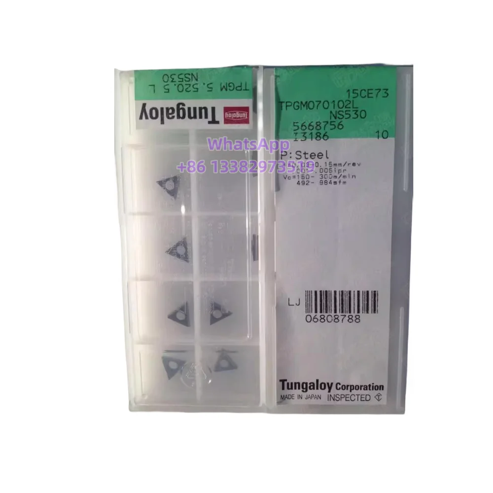 

TUNGALOY TPGM070102L TPGM070104L TPGM090204L TPGM110304L NS530 Carbide Insert TPGM Inserts