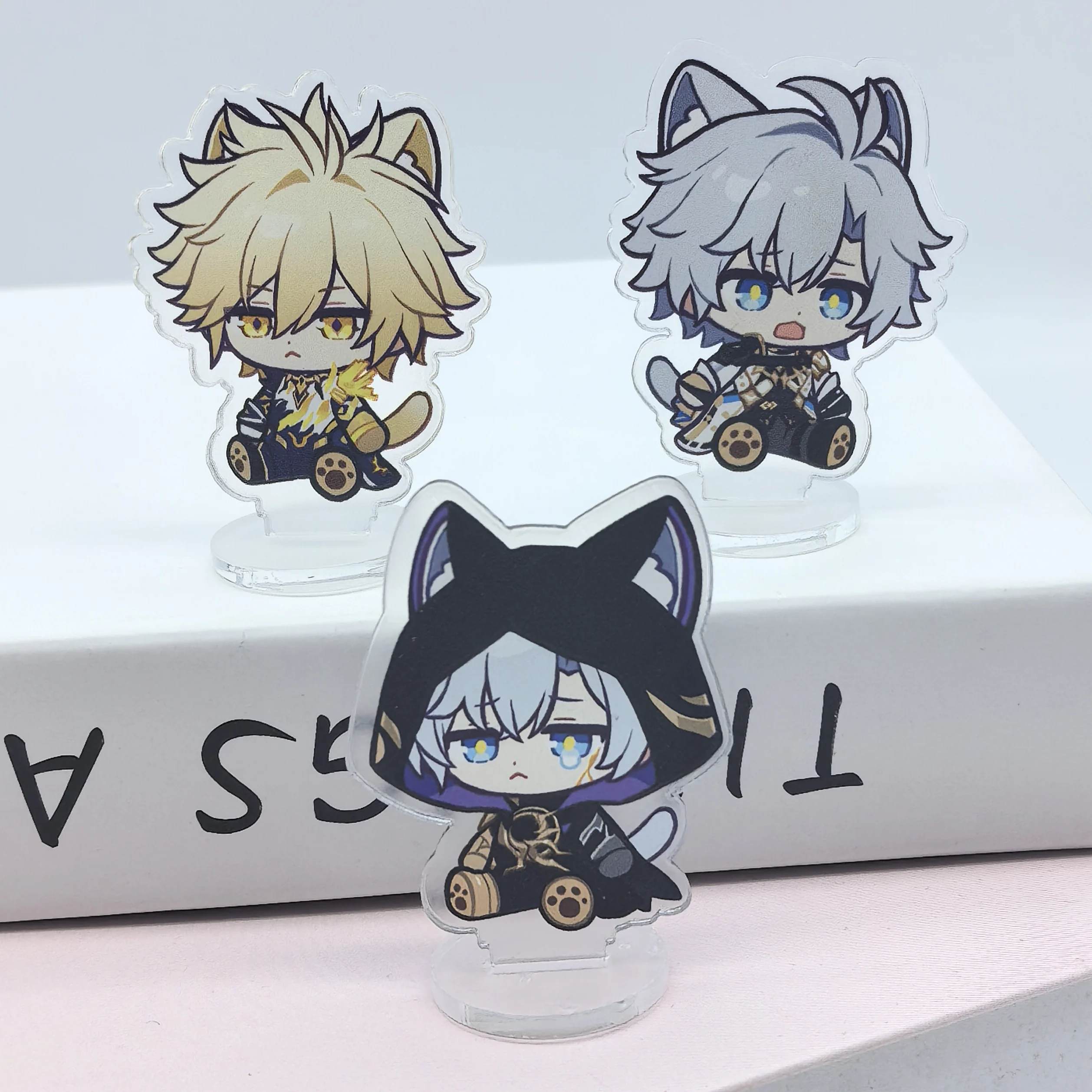 1Pc Anime Honkai: Star Rail Phainon  Character Cute Stand Keychain Desktop Ornament Honkai Impact Merchandise Anime Figure Colle