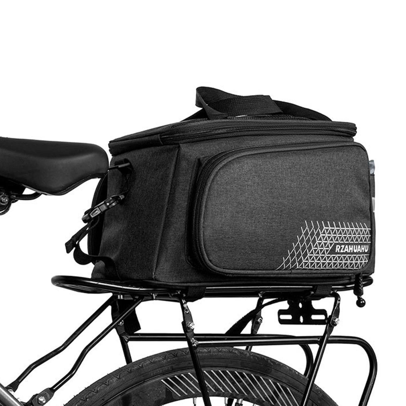 

Bike Saddle Bag Rear Bike Rack Bag for Bike 17L Large Capacity Combines Hand-carry Shoulder-sling and Bike Mounting Capabilities