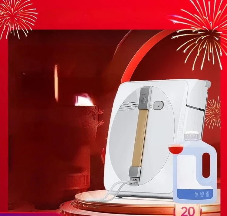 

Самораспылительный робот для мытья окон W1S PRO Window Bao автоматически очищает наружное оконное стекло W2 PRO.