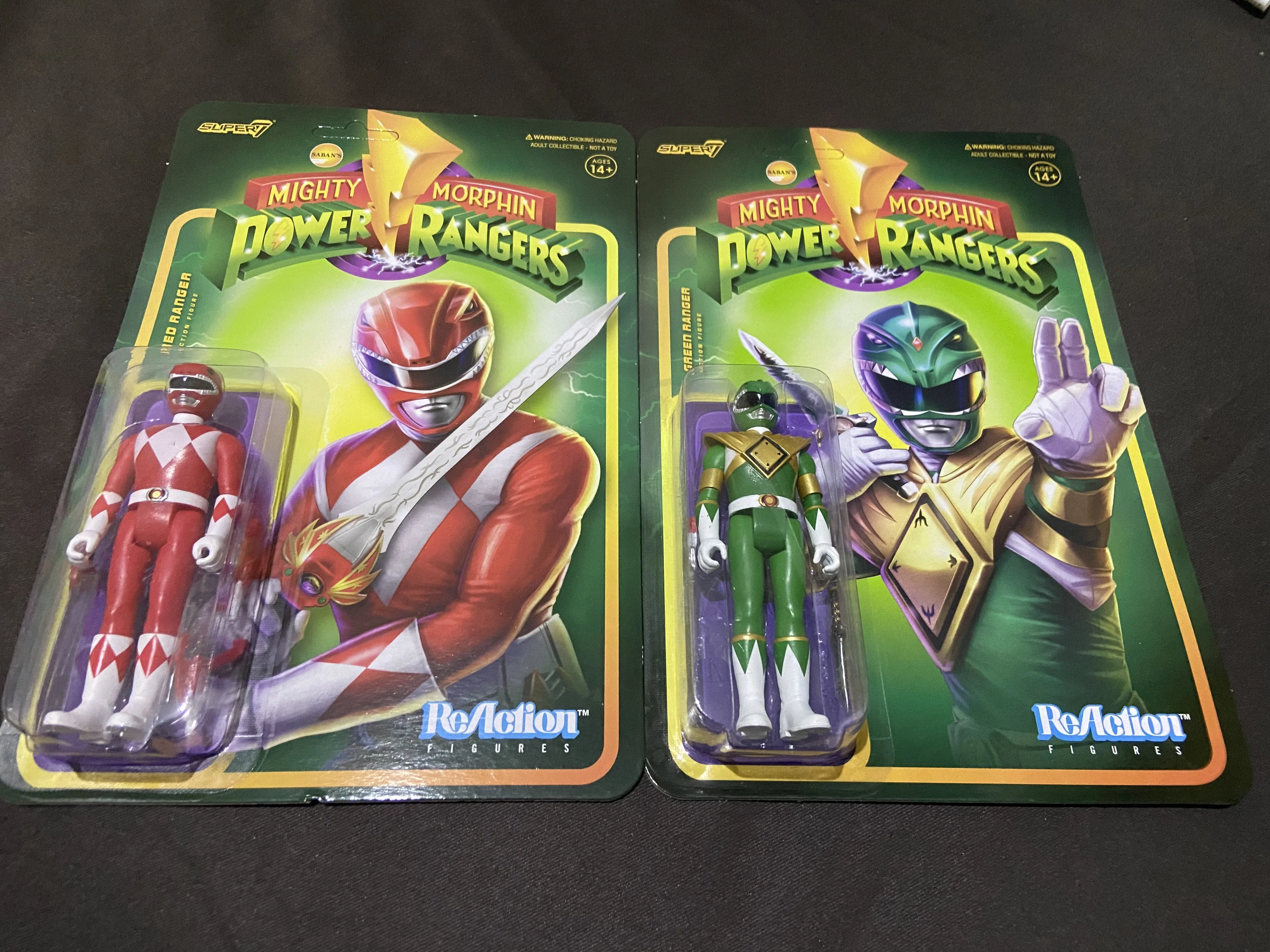 Figurines d'action Super7 Pudgy Pig Megazord Putty Patroller Green Ranger, 3,75 pouces, soldat masculin, jouet tendance, cadeau, en Stock