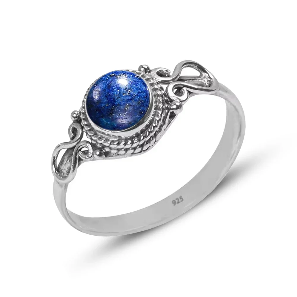 925 Sterling Silver Labradorite Gemstone Ring