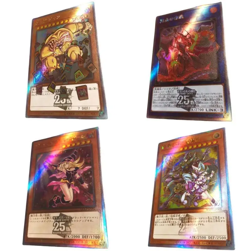 Yu-Gi-Oh Flash Card Exodia Black Magician Girl Promethean Princess DIY GSER Process Action Toy Figure Anime Game Collection Gift