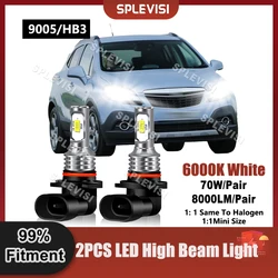 LED 9005/HB3 Headlight High Beam Bulbs For Vauxhall Mokka/Mokka X 2012 2013 2014 2015 2016 2017 2018 2019 2020 2021 2022 2023