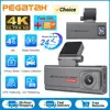 PEGATAH 4K 4G車載監視カメラ GPS デュアルレンズ ドライブレコーダー 人感センサー搭載 全方位 24時間365日駐車監視カメラ 6ヶ月長時間待機 1
