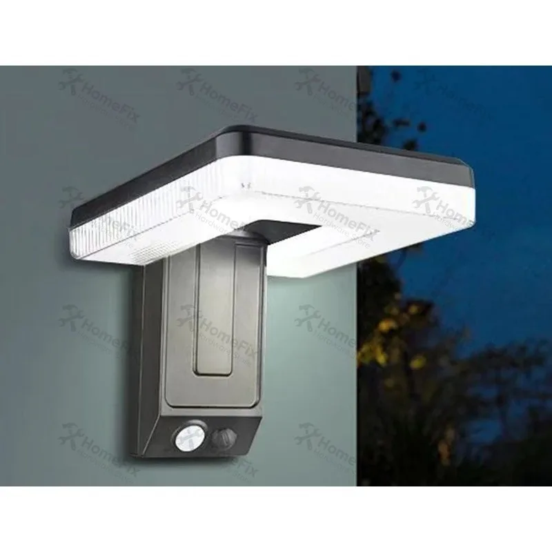 Solar Wall Lamp Waterproof Outdoor LED Light, Motion Sensor Rechargeable Garden Courtyard Villa Porch Door Decoration Lighting