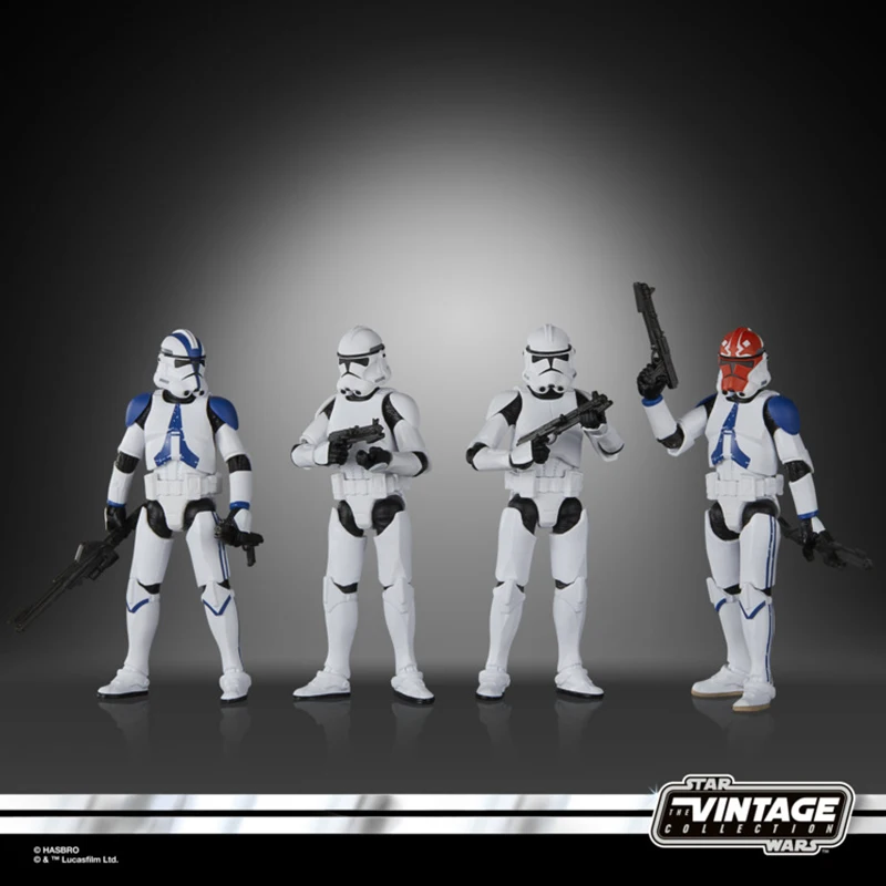 Hasbro-Figurines d'action Star VAN, Ahsoka, The Second Stage Clone Troopers, trempées, jouets modèles, robot mobile, modèle à collectionner, en stock