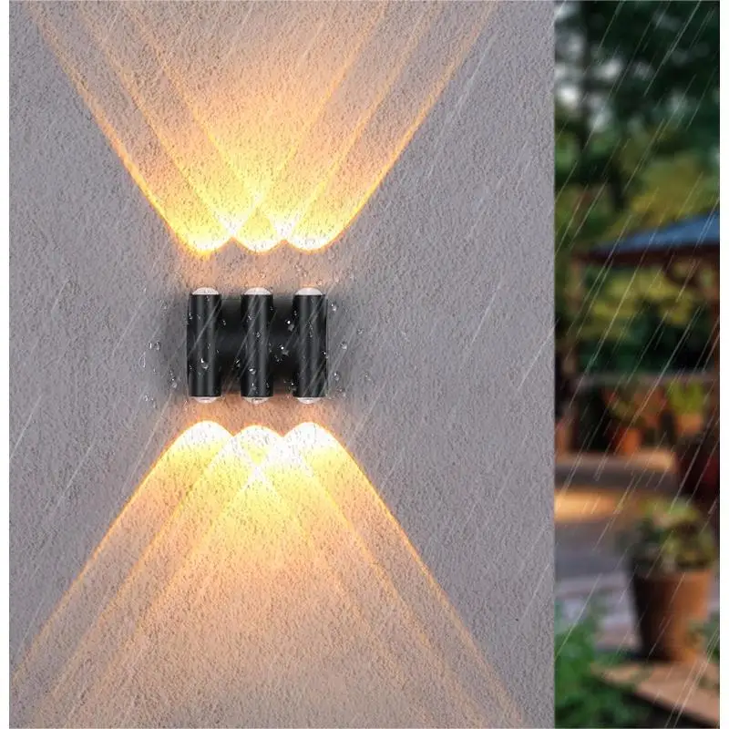 Outdoor Wall Lamp Waterproof Up And Down Wall Spot Light Villa Hotel Corridor Staricase LED Garden Decoariton Wall Light