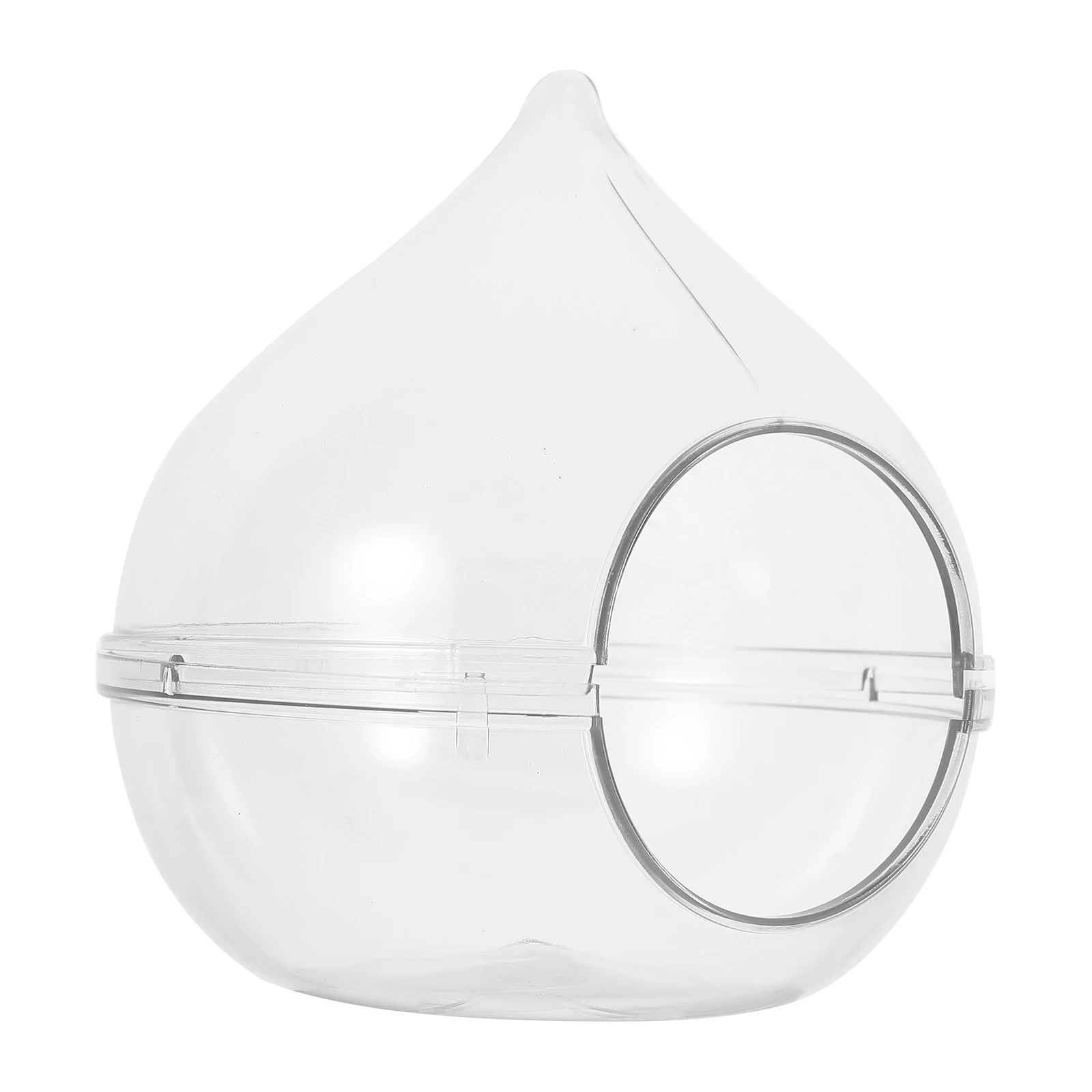 

Hamster Bathroom Acrylic Clear Bathtub Container Small Dust Proof Pet Supply Chinchilla Bath House Tub Feeder