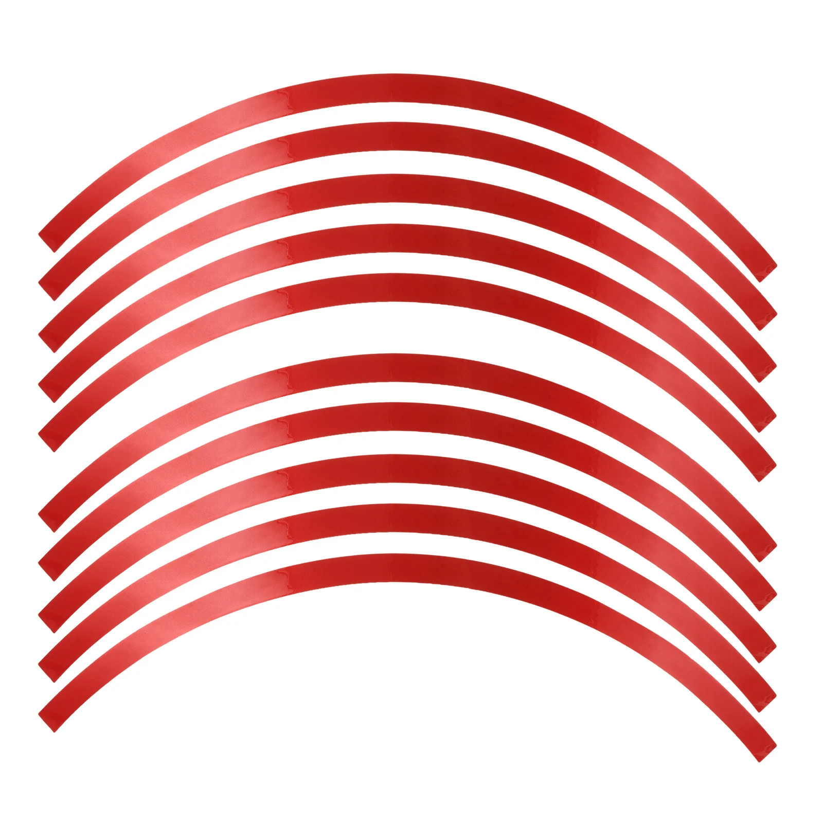 

16Pcs Reflective Stickers for Car Rim Decal Wheel Hub Decorative Strip Motorcycle Exterior Accessories Night Visibility