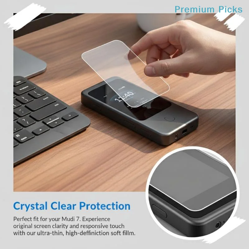 Tempered Glass Screen Protector Anti-Explosion 2/3Pcs Scratch Proof for GL.iNet Mudi 7 GL-E5800 Touchscreen Device Protection